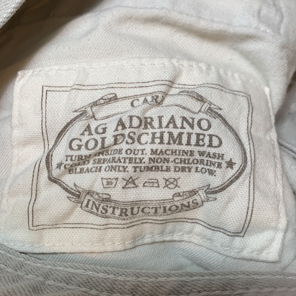 Ag Adriano Goldschmied Mens Geffen Slouchy Slim Distressed Jeans - Picture 8 of 11